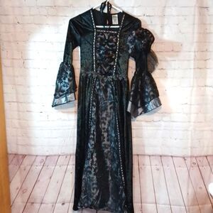 Spirit Halloween Girls L Black‎ Gothic Costume
